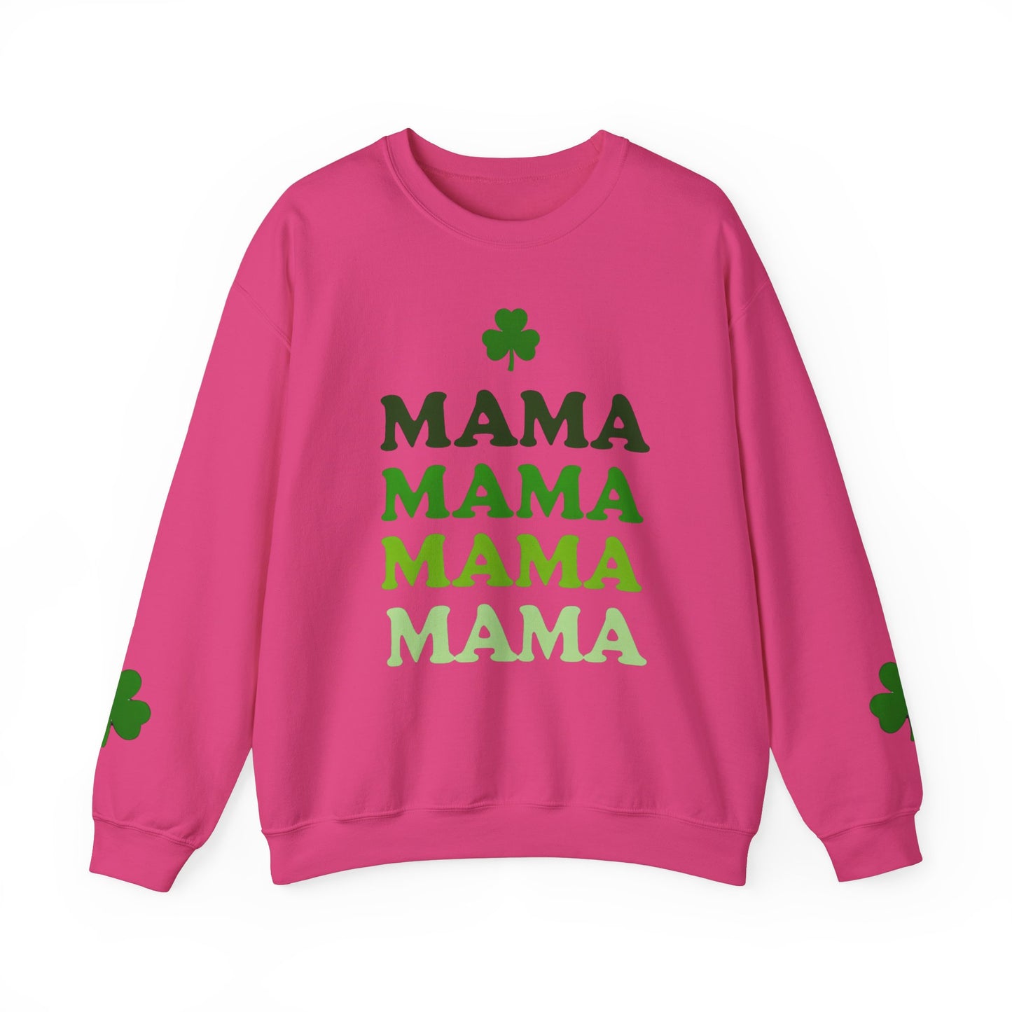 St. Patrick's Day Mama Crewneck Sweatshirt - Unisex, Comfortable, Festive