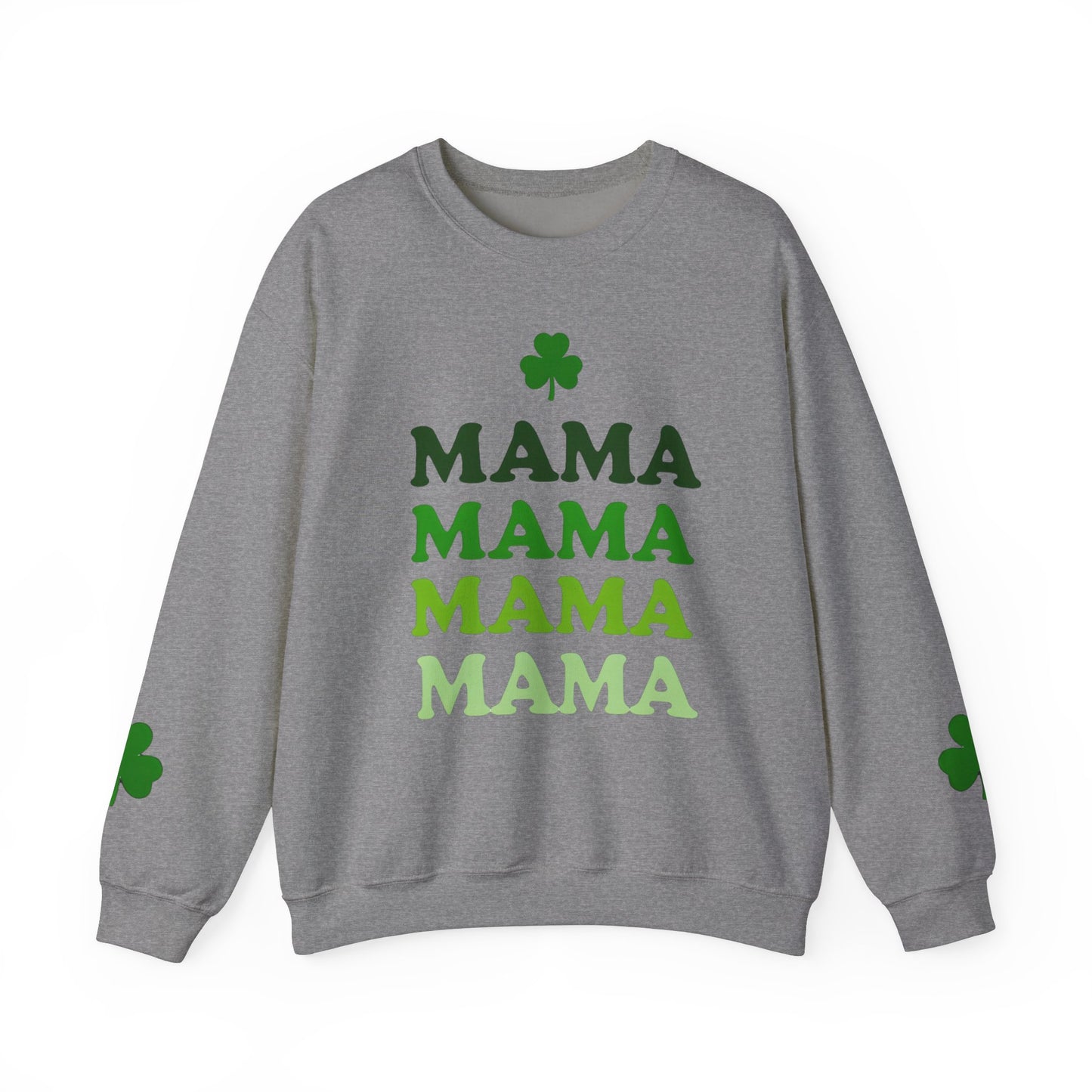 St. Patrick's Day Mama Crewneck Sweatshirt - Unisex, Comfortable, Festive