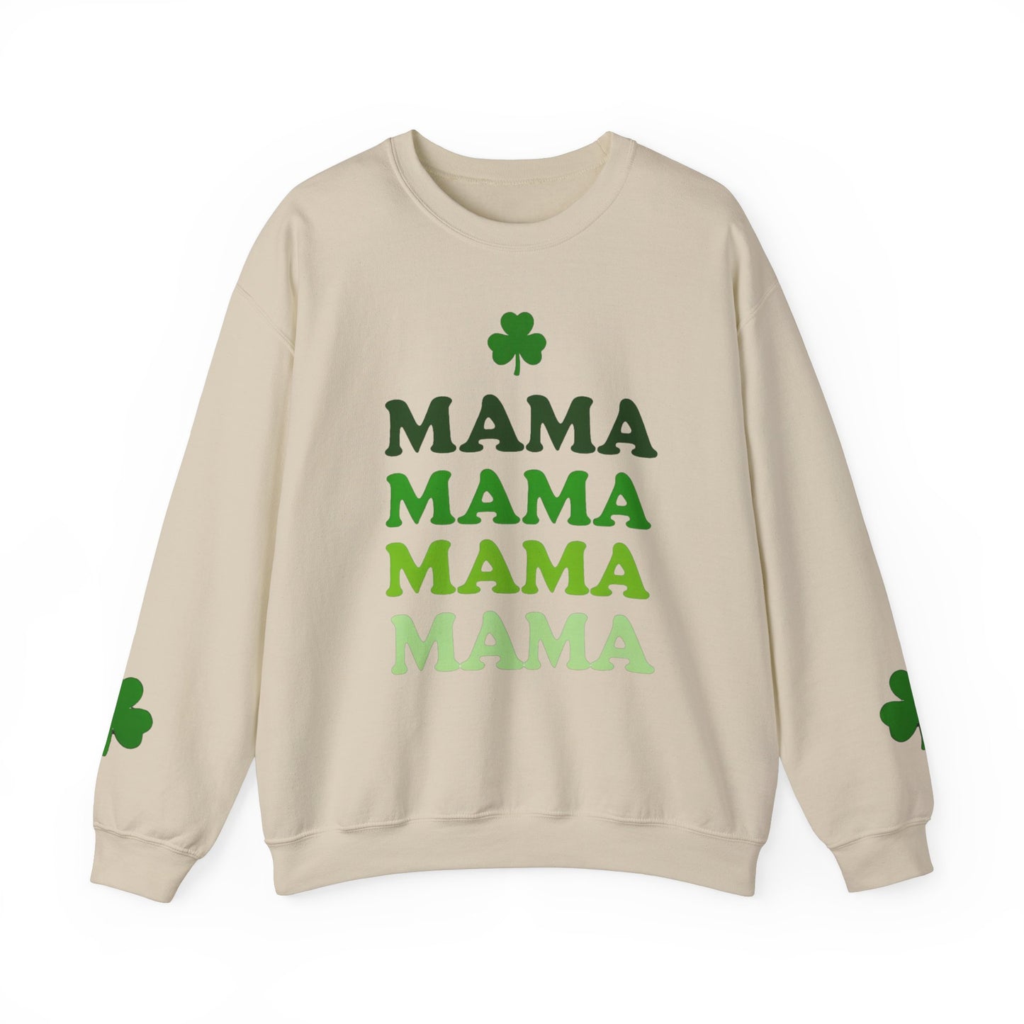 St. Patrick's Day Mama Crewneck Sweatshirt - Unisex, Comfortable, Festive