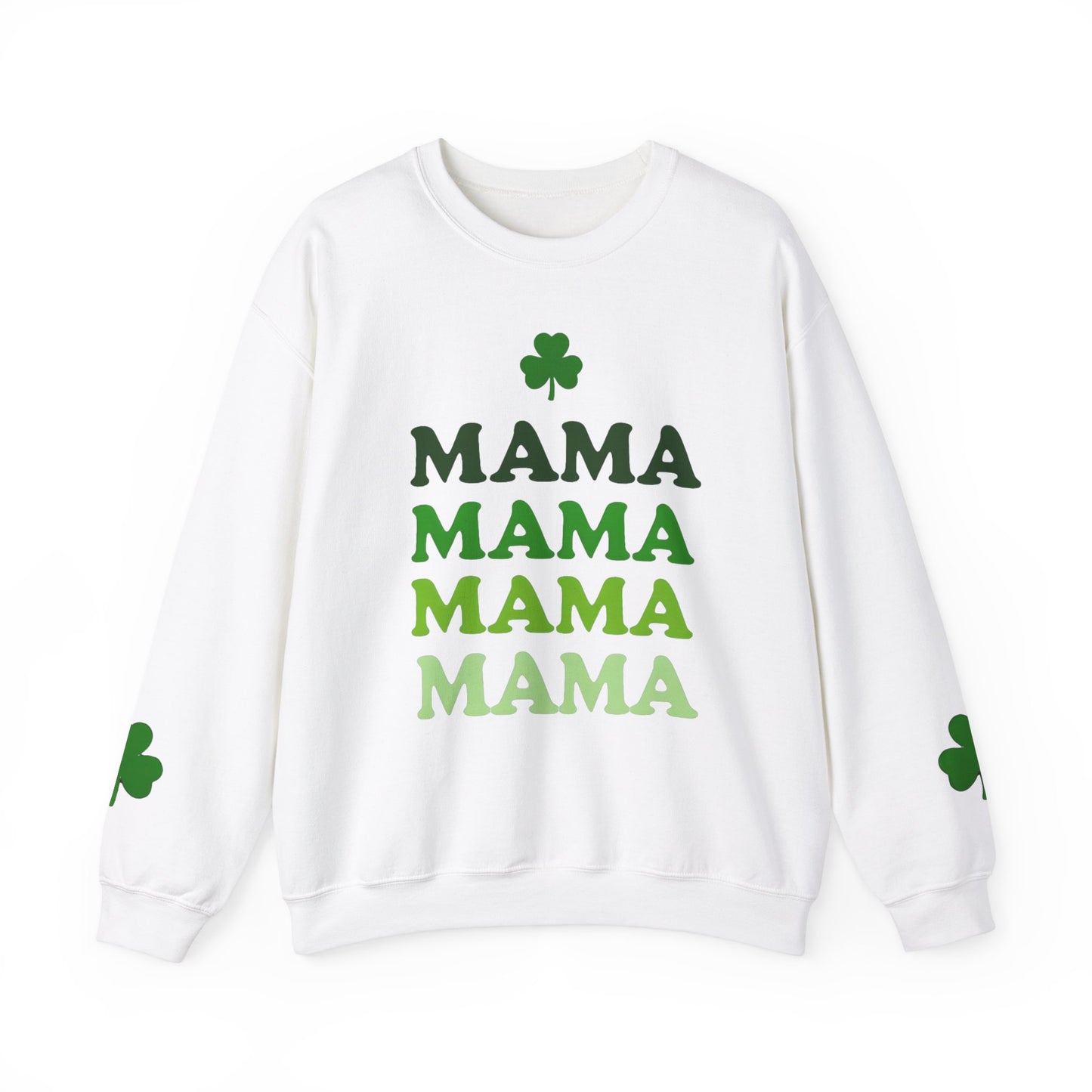 St. Patrick's Day Mama Crewneck Sweatshirt - Unisex, Comfortable, Festive