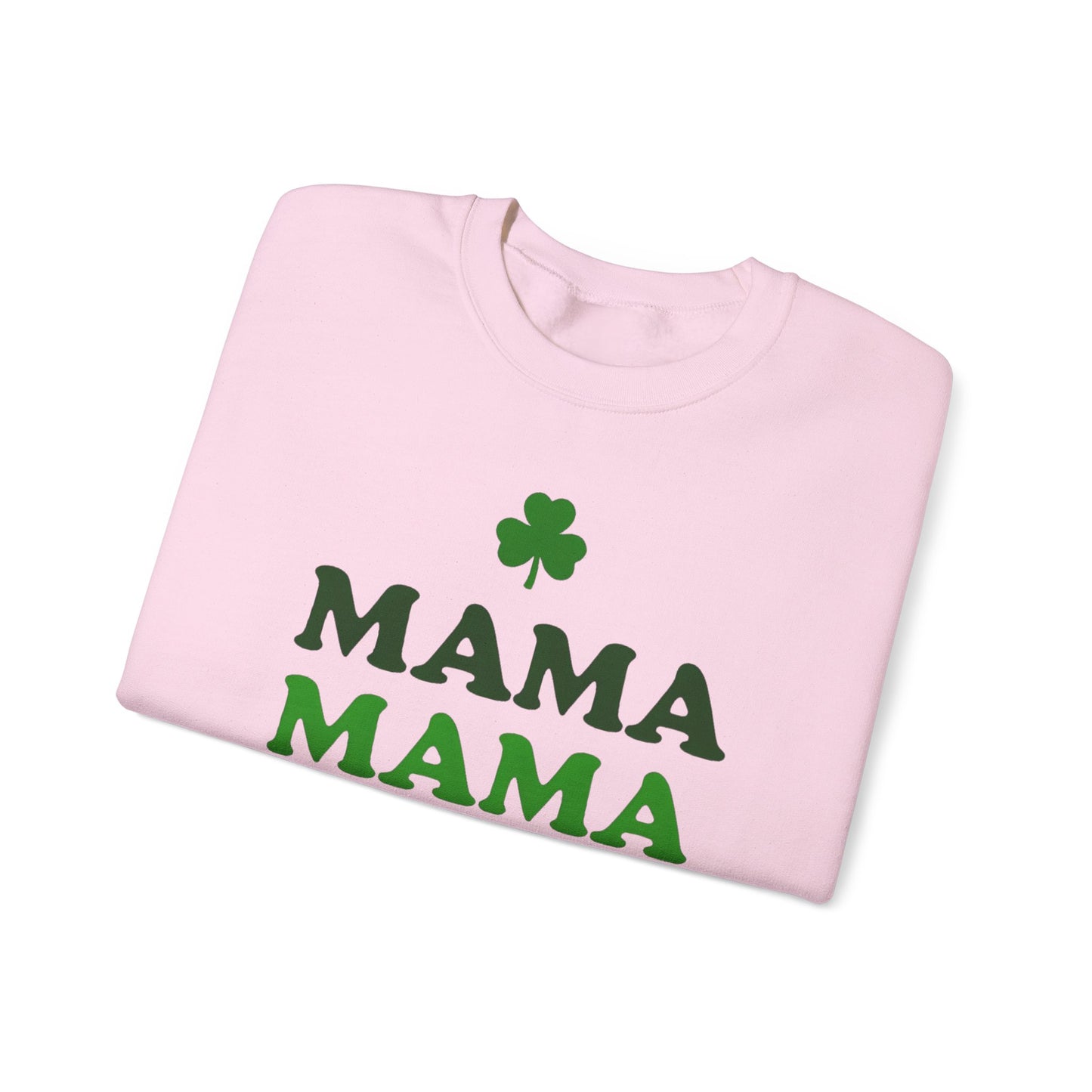 St. Patrick's Day Mama Crewneck Sweatshirt - Unisex, Comfortable, Festive