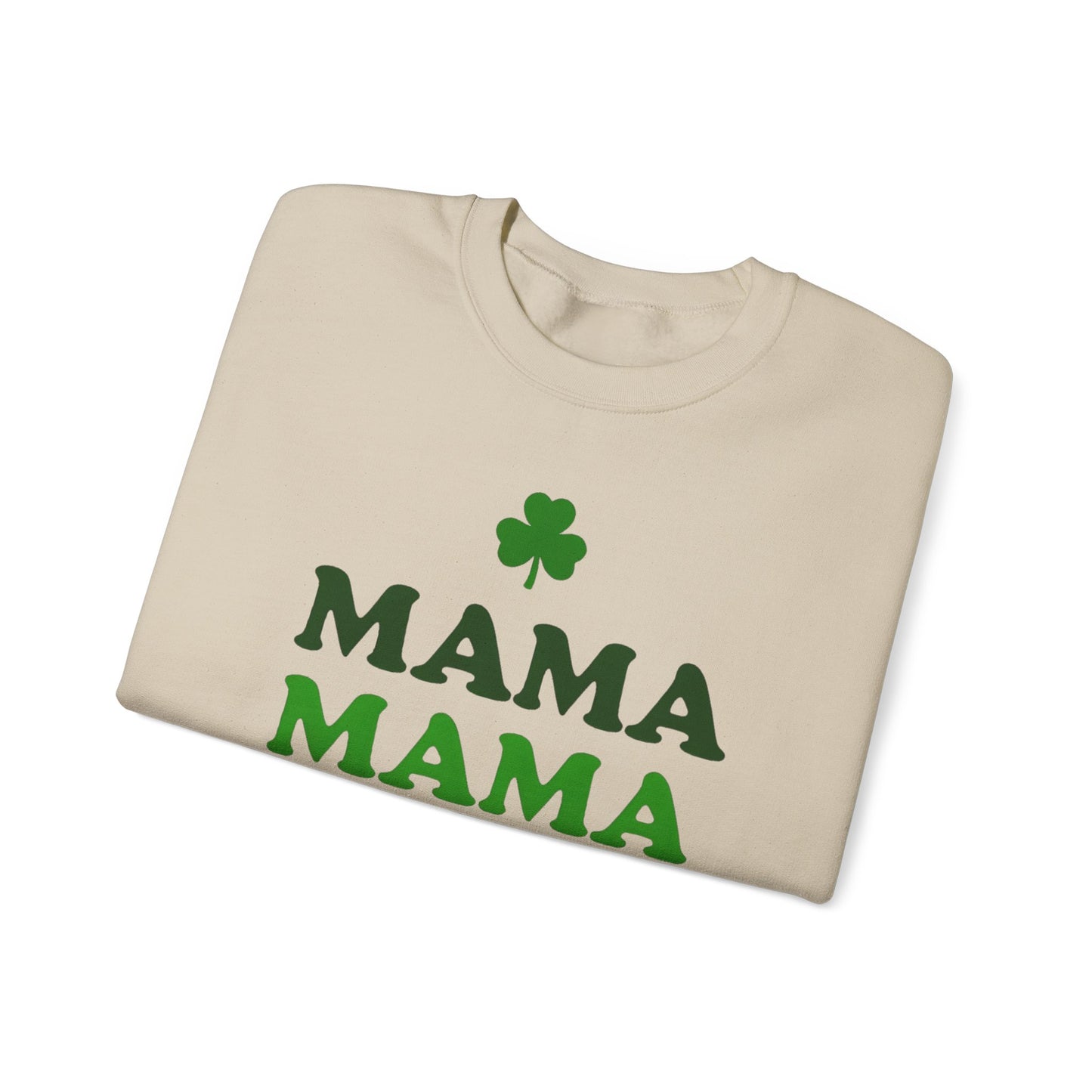St. Patrick's Day Mama Crewneck Sweatshirt - Unisex, Comfortable, Festive