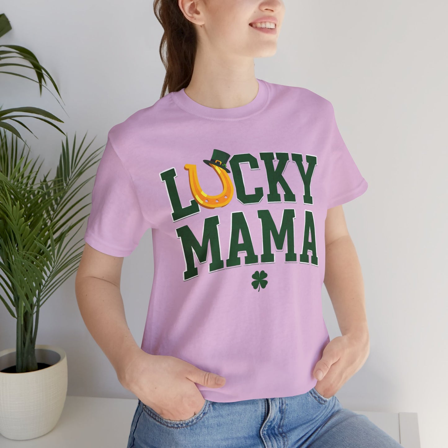 Lucky Mama Unisex Jersey Tee - Perfect for St. Patrick's Day!
