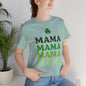 St. Patrick's Day 'Mama' Stacked Tee - Unisex Short Sleeve T-Shirt