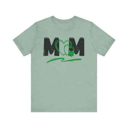 Mom Heart Clover Unisex Jersey T-Shirt