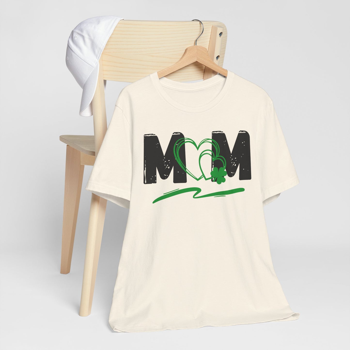 Mom Heart Clover Unisex Jersey T-Shirt