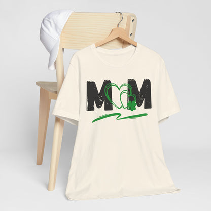 Mom Heart Clover Unisex Jersey T-Shirt