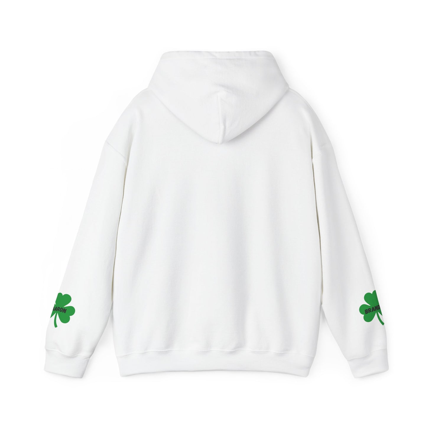 St. Patrick's Day Mom Hoodie - Unisex Heavy Blend™ Sweatshirt with Heart Design