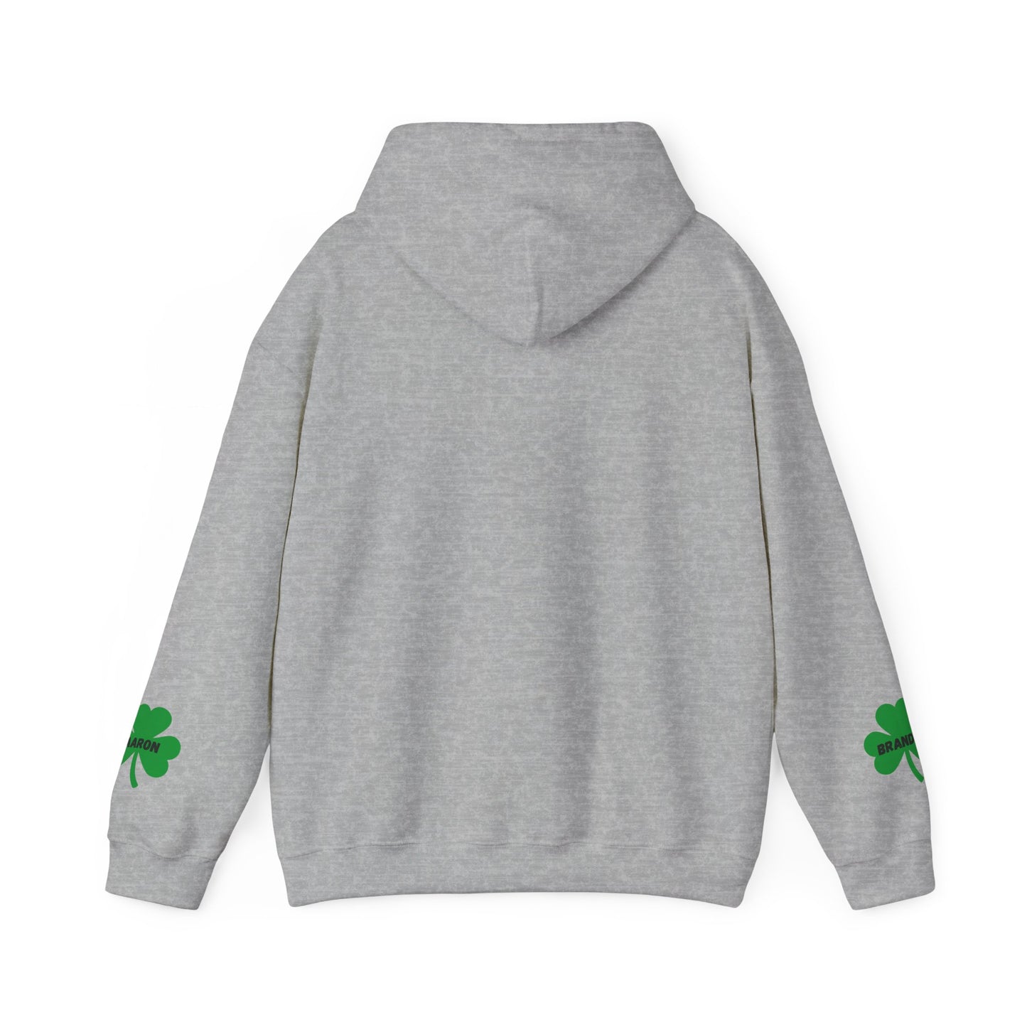 St. Patrick's Day Mom Hoodie - Unisex Heavy Blend™ Sweatshirt with Heart Design