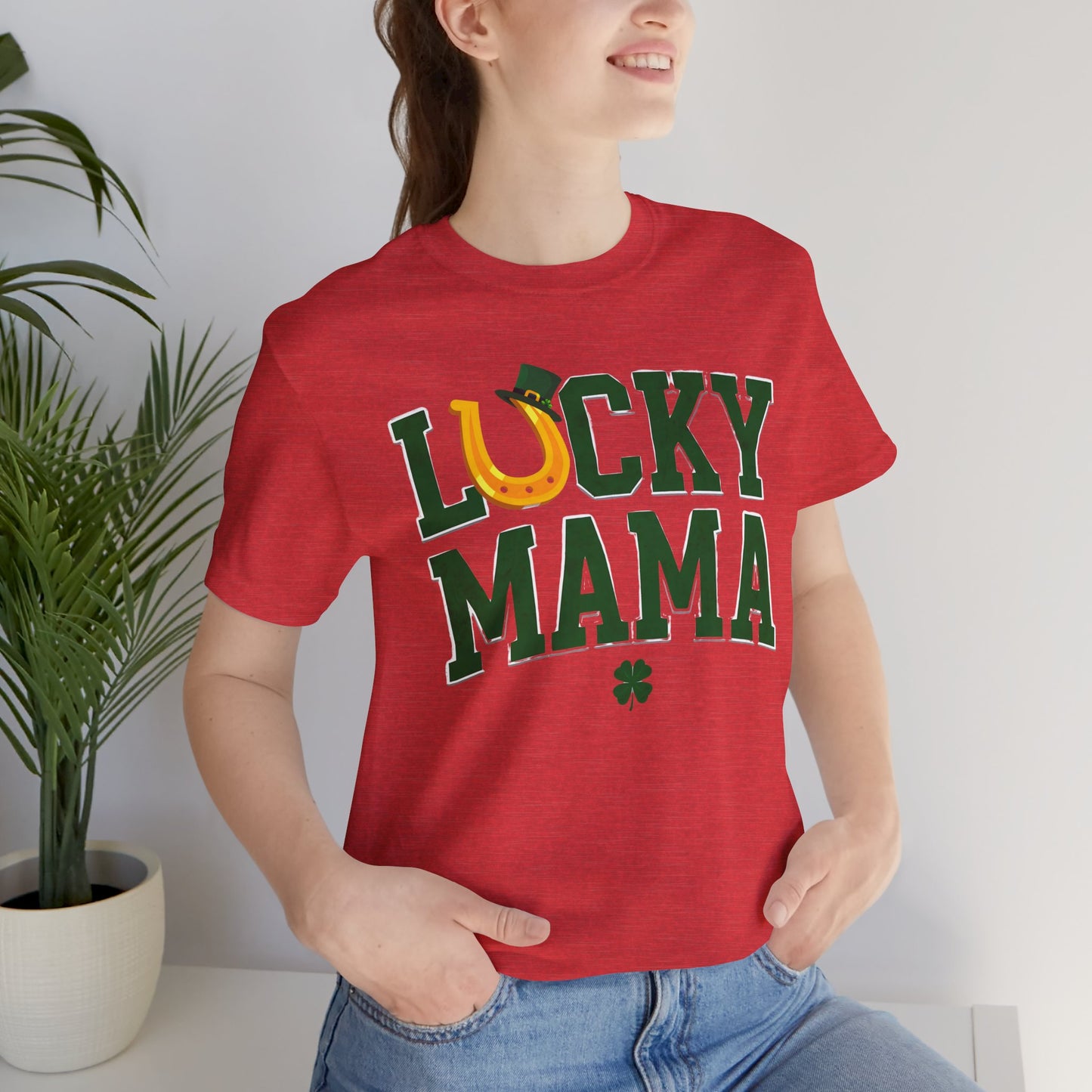 Lucky Mama Unisex Jersey Tee - Perfect for St. Patrick's Day!