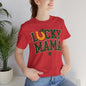 Lucky Mama Unisex Jersey Tee - Perfect for St. Patrick's Day!