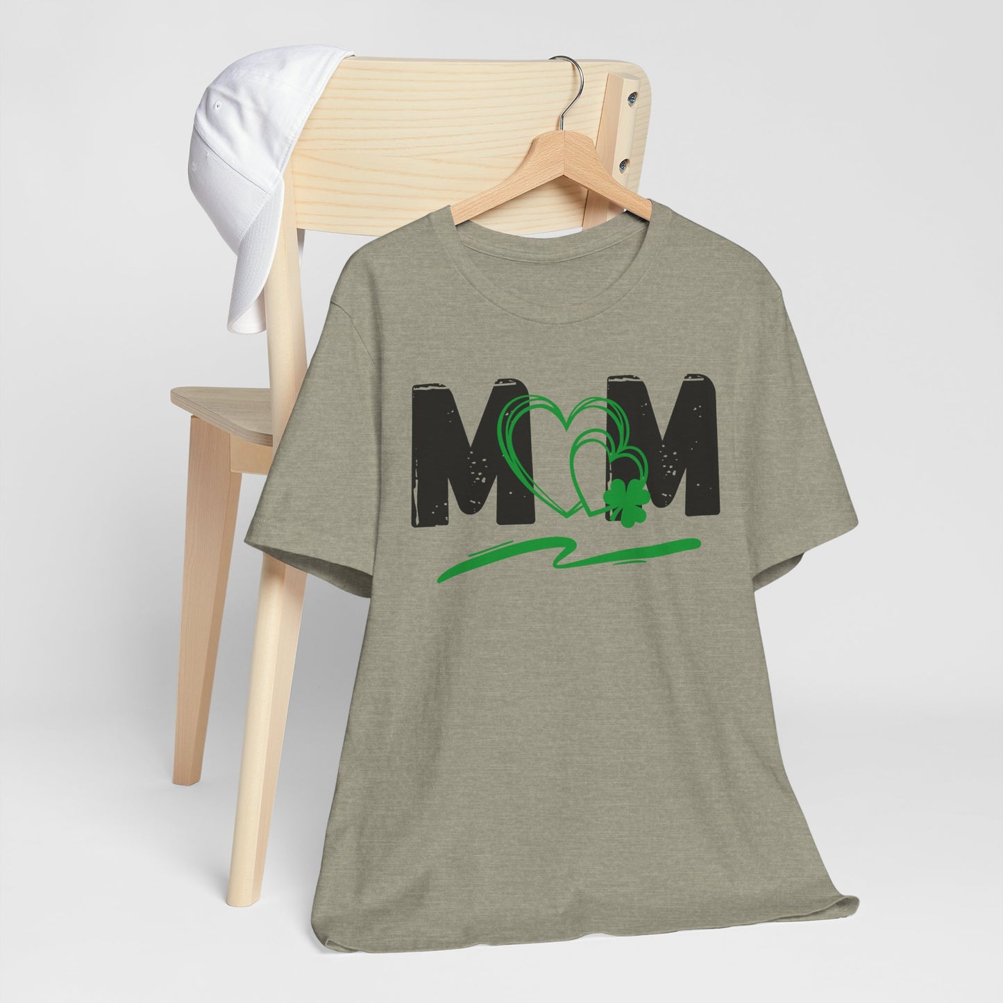 Mom Heart Clover Unisex Jersey T-Shirt