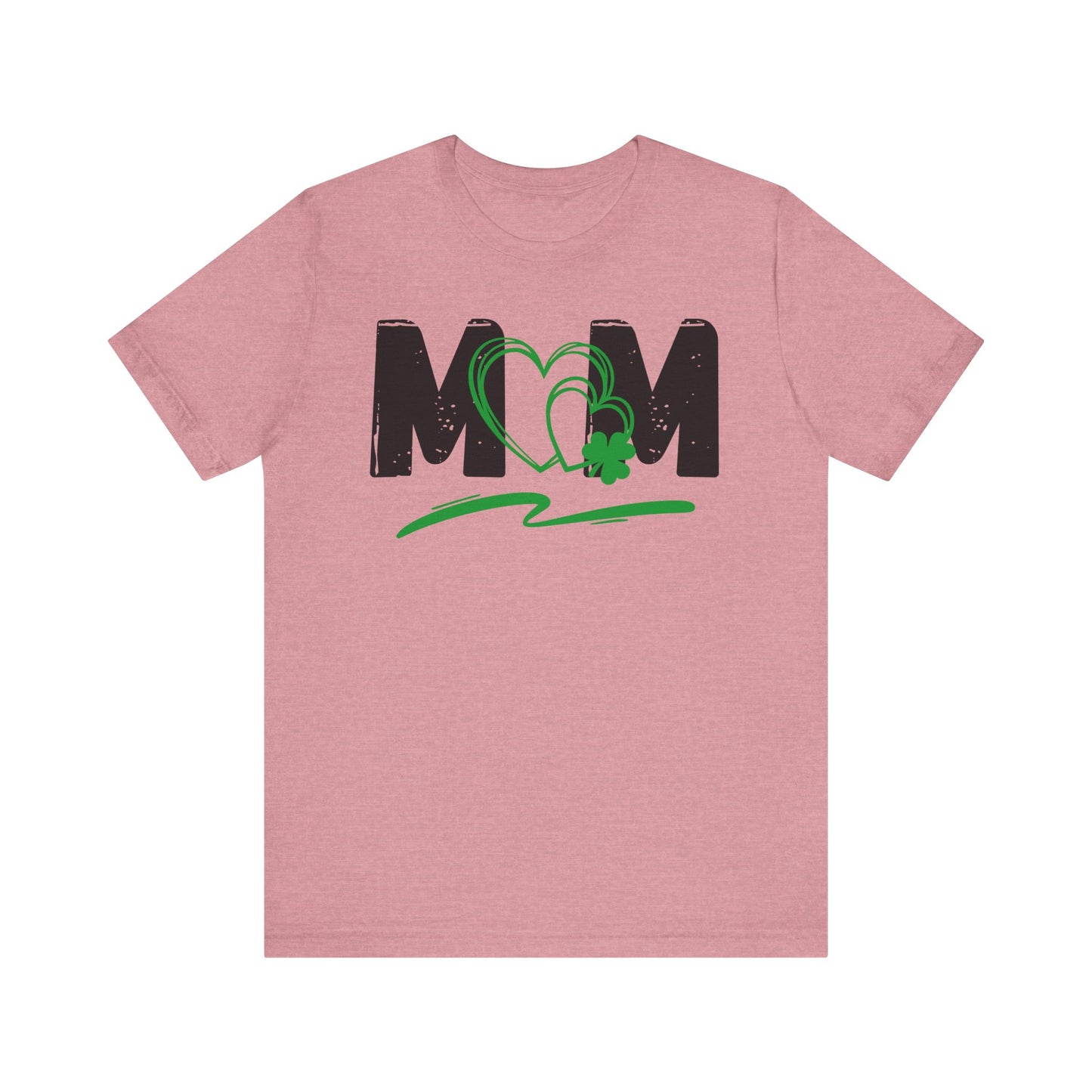 Mom Heart Clover Unisex Jersey T-Shirt