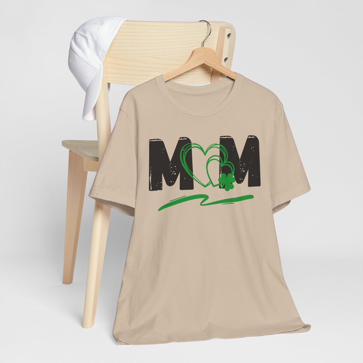 Mom Heart Clover Unisex Jersey T-Shirt