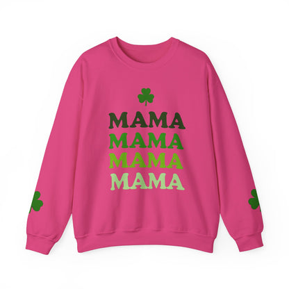St. Patrick's Day Mama Crewneck Sweatshirt - Unisex, Comfortable, Festive