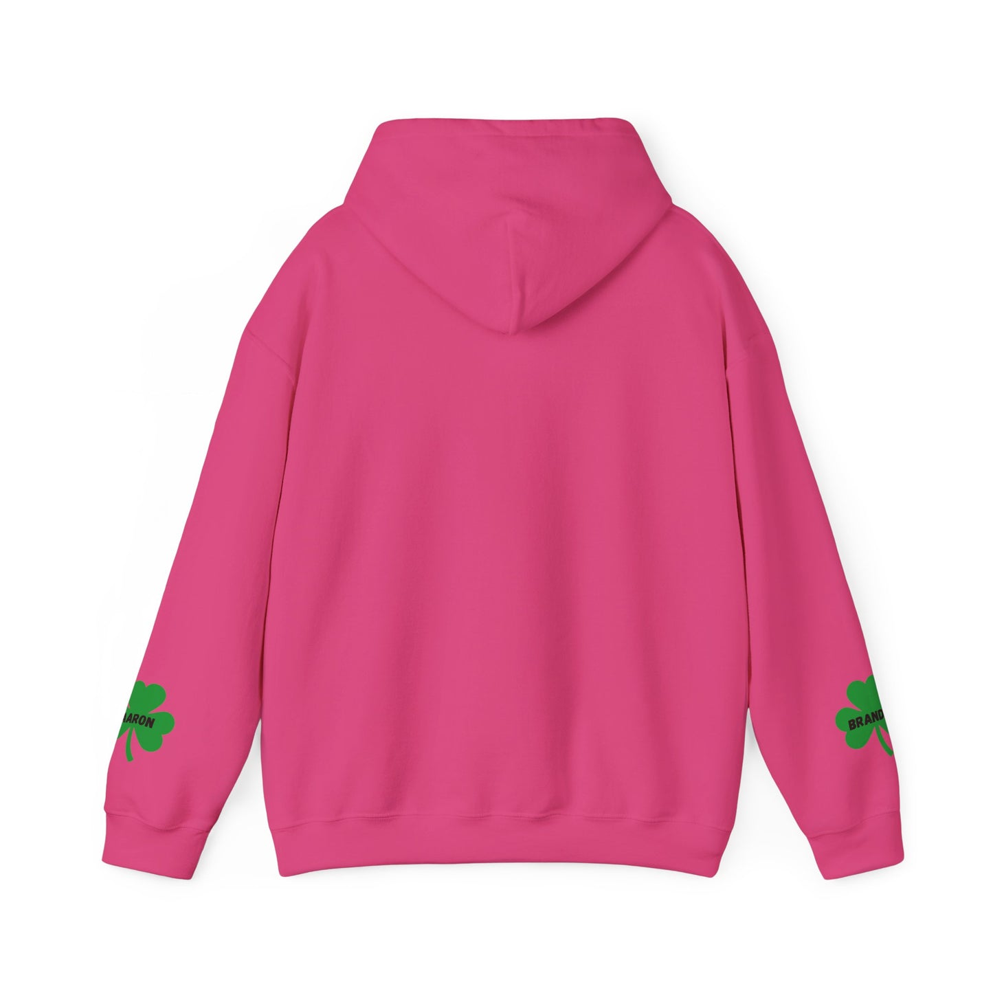 St. Patrick's Day Mom Hoodie - Unisex Heavy Blend™ Sweatshirt with Heart Design