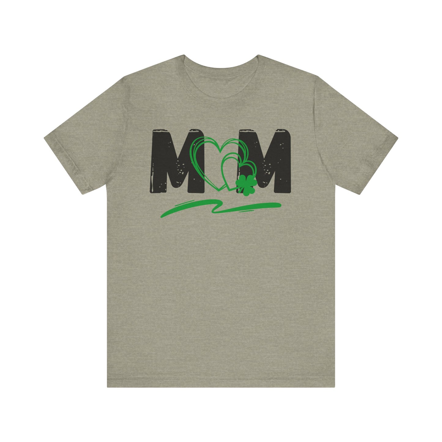 Mom Heart Clover Unisex Jersey T-Shirt