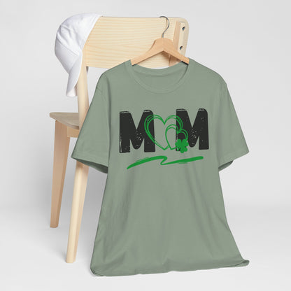 Mom Heart Clover Unisex Jersey T-Shirt