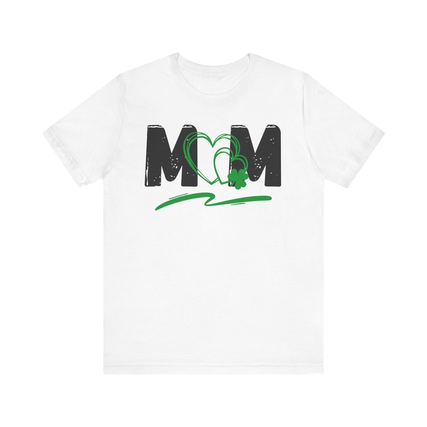 Mom Heart Clover Unisex Jersey T-Shirt