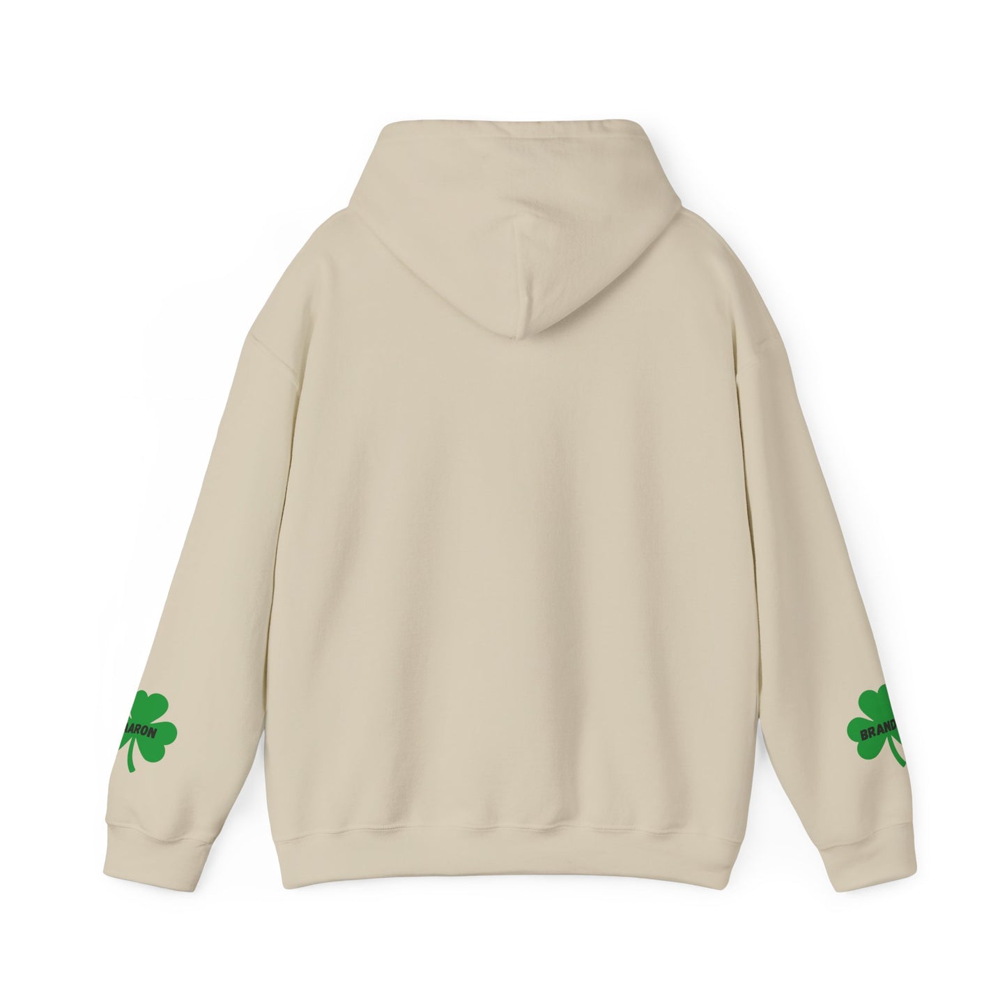 St. Patrick's Day Mom Hoodie - Unisex Heavy Blend™ Sweatshirt with Heart Design
