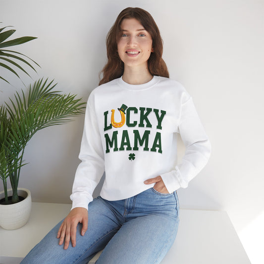 Lucky Mama St. Patrick's Day Crewneck Sweatshirt