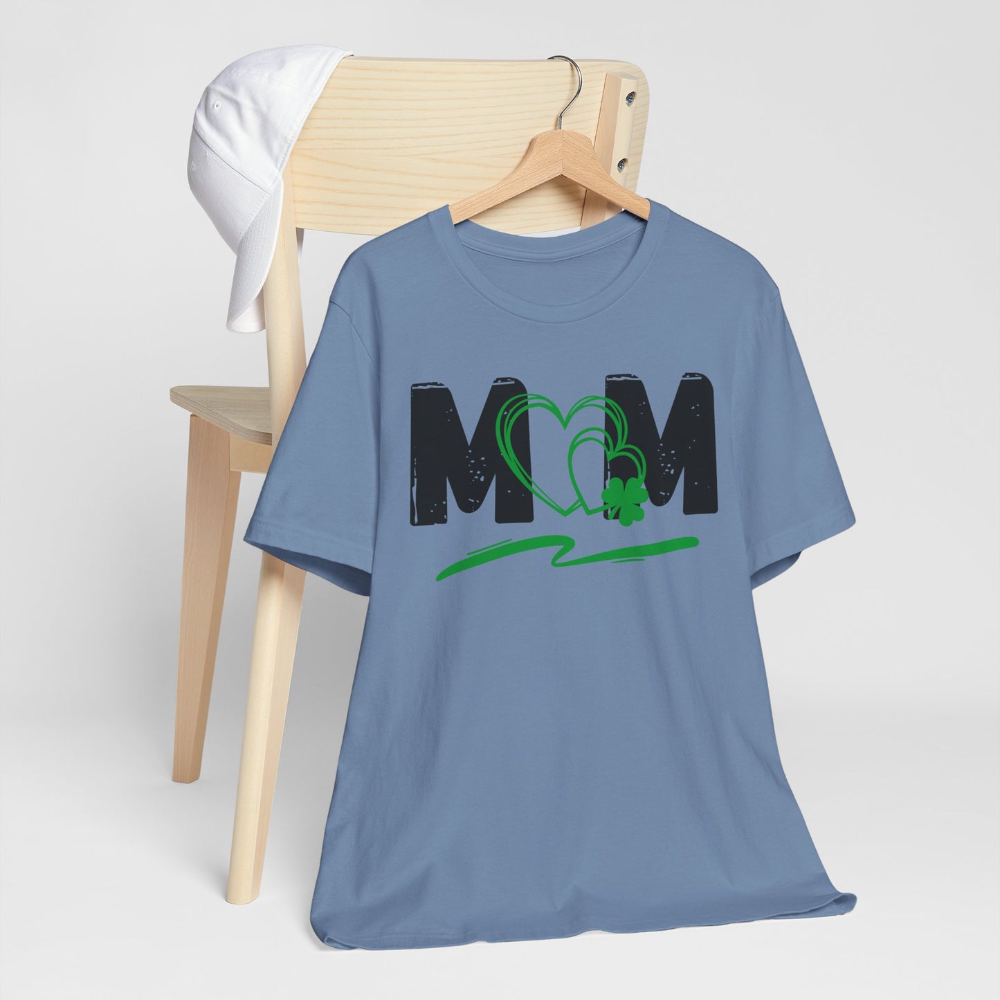 Mom Heart Clover Unisex Jersey T-Shirt