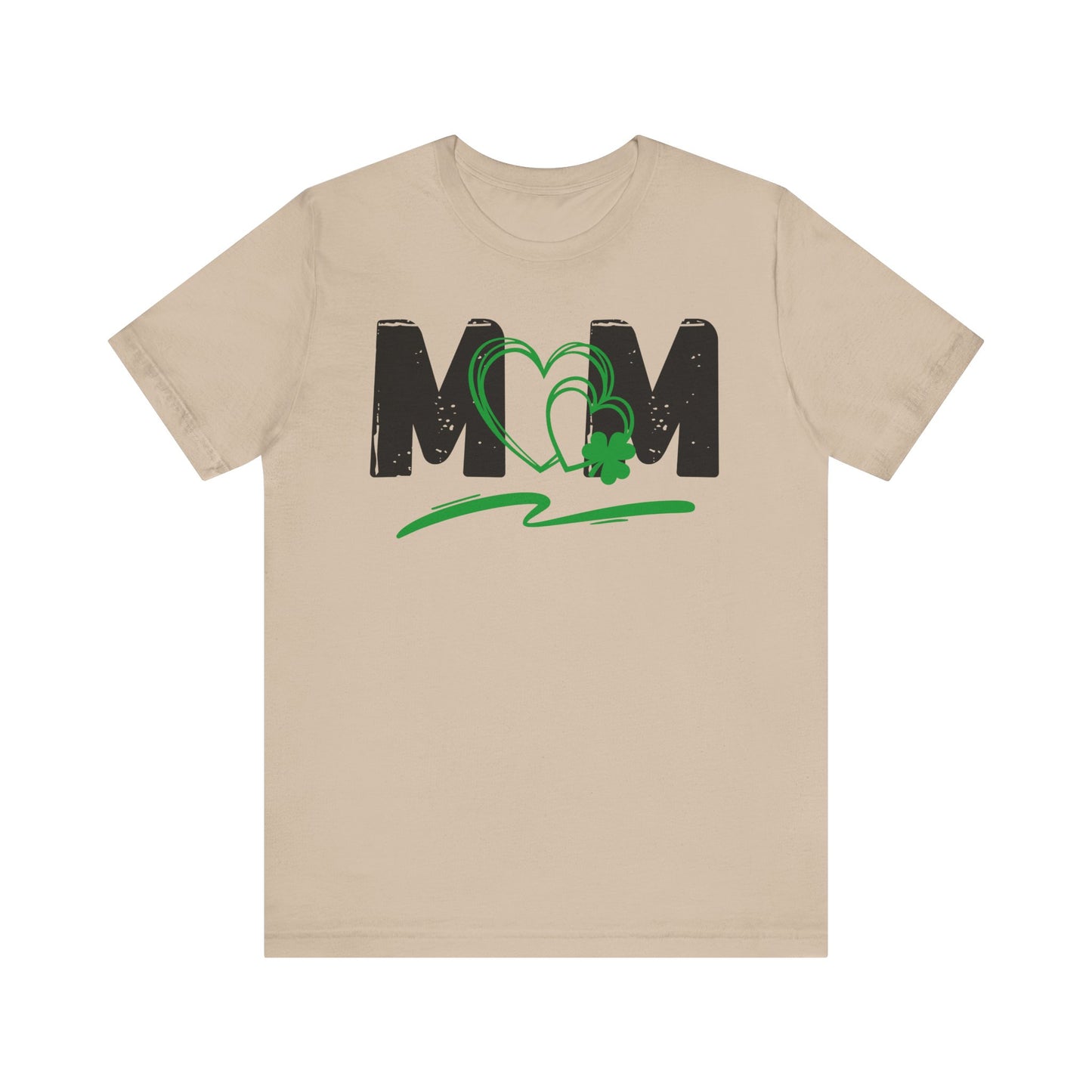 Mom Heart Clover Unisex Jersey T-Shirt